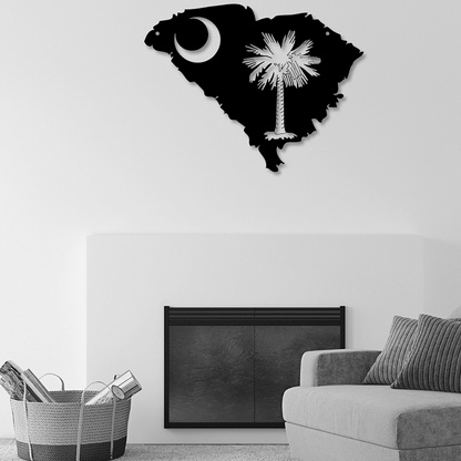 Palmetto State So. Carolina Metal Decor