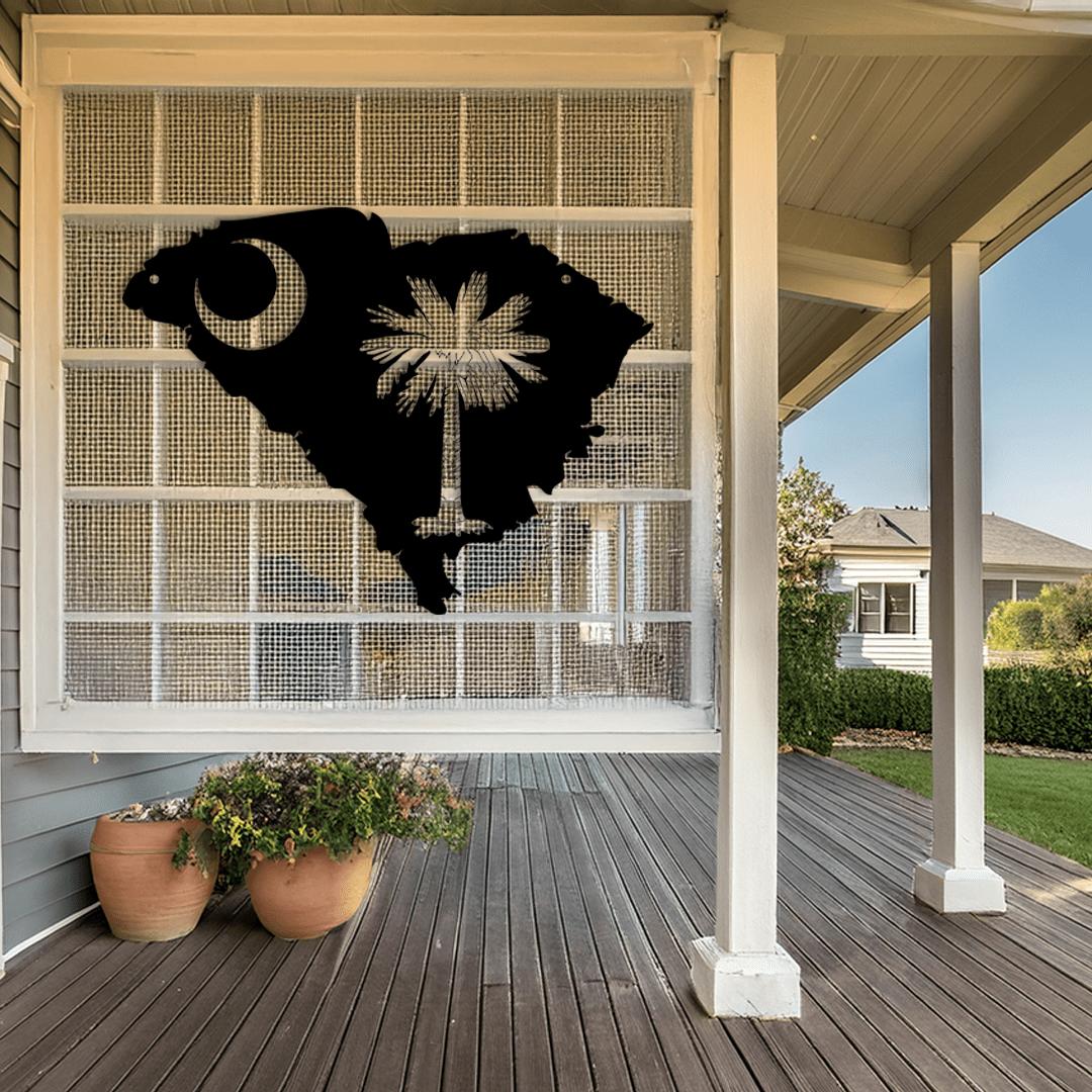 Palmetto State So. Carolina Metal Decor - Country Proud USA