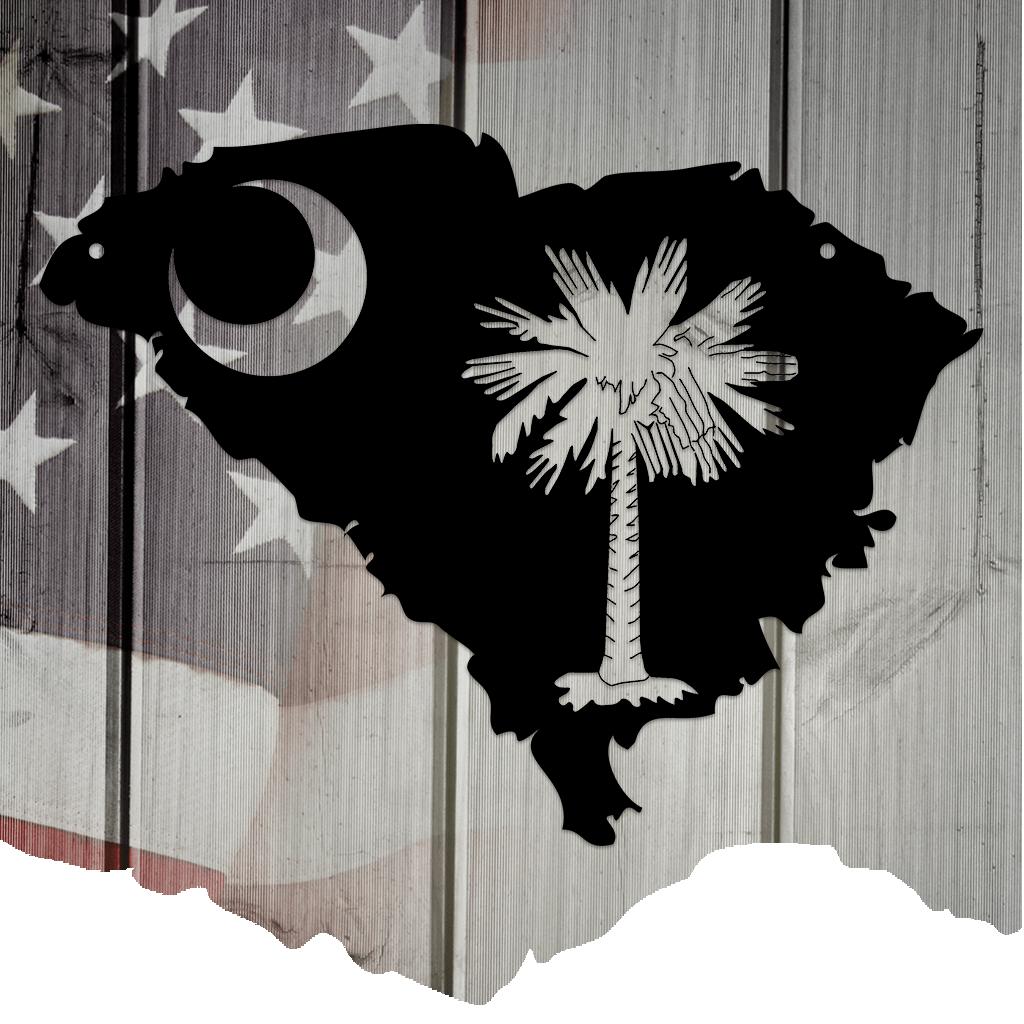 Palmetto State So. Carolina Metal Wall Art