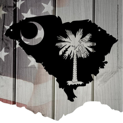 Palmetto State So. Carolina Metal Wall Art