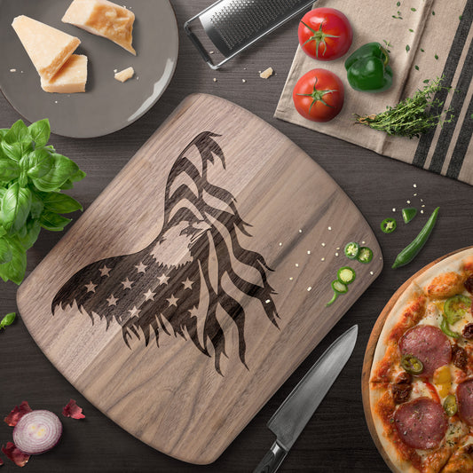 Patriotic American Eagle Cutting Board Hand-Crafted