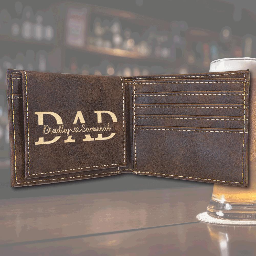 premium leather bifold wallet