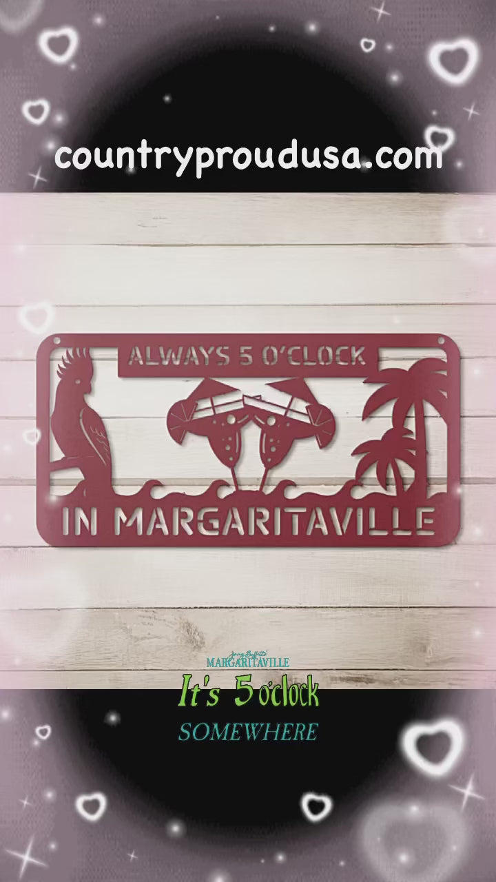 Jimmy Buffett  5'O Clock Forever Wall Art