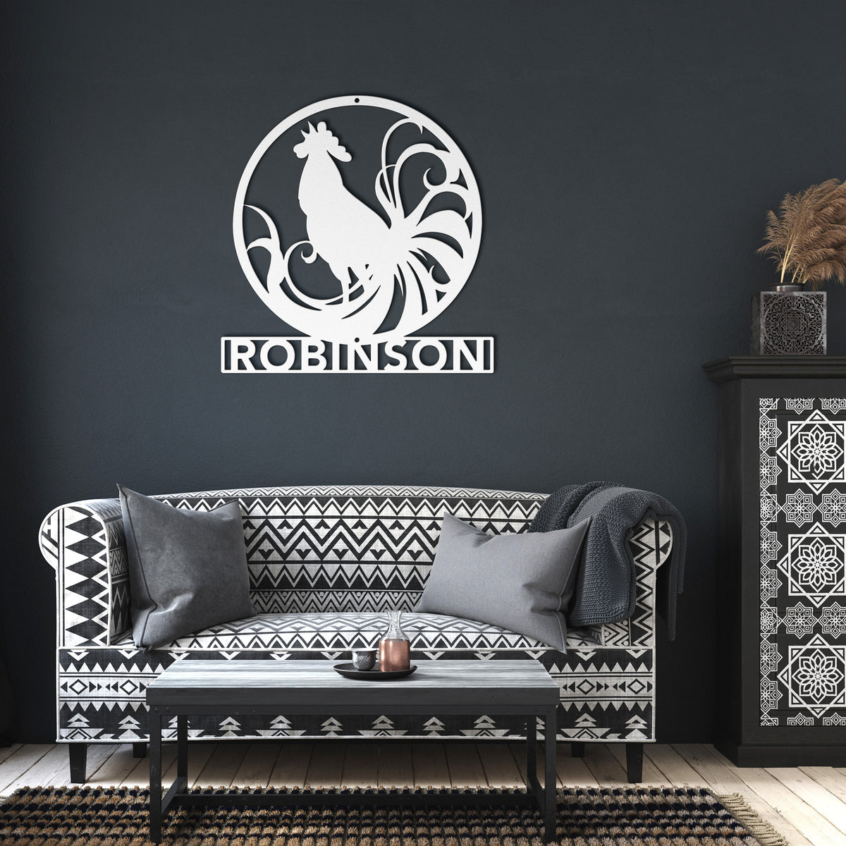 Rowdy Rooster Address Circle - Country Proud USA