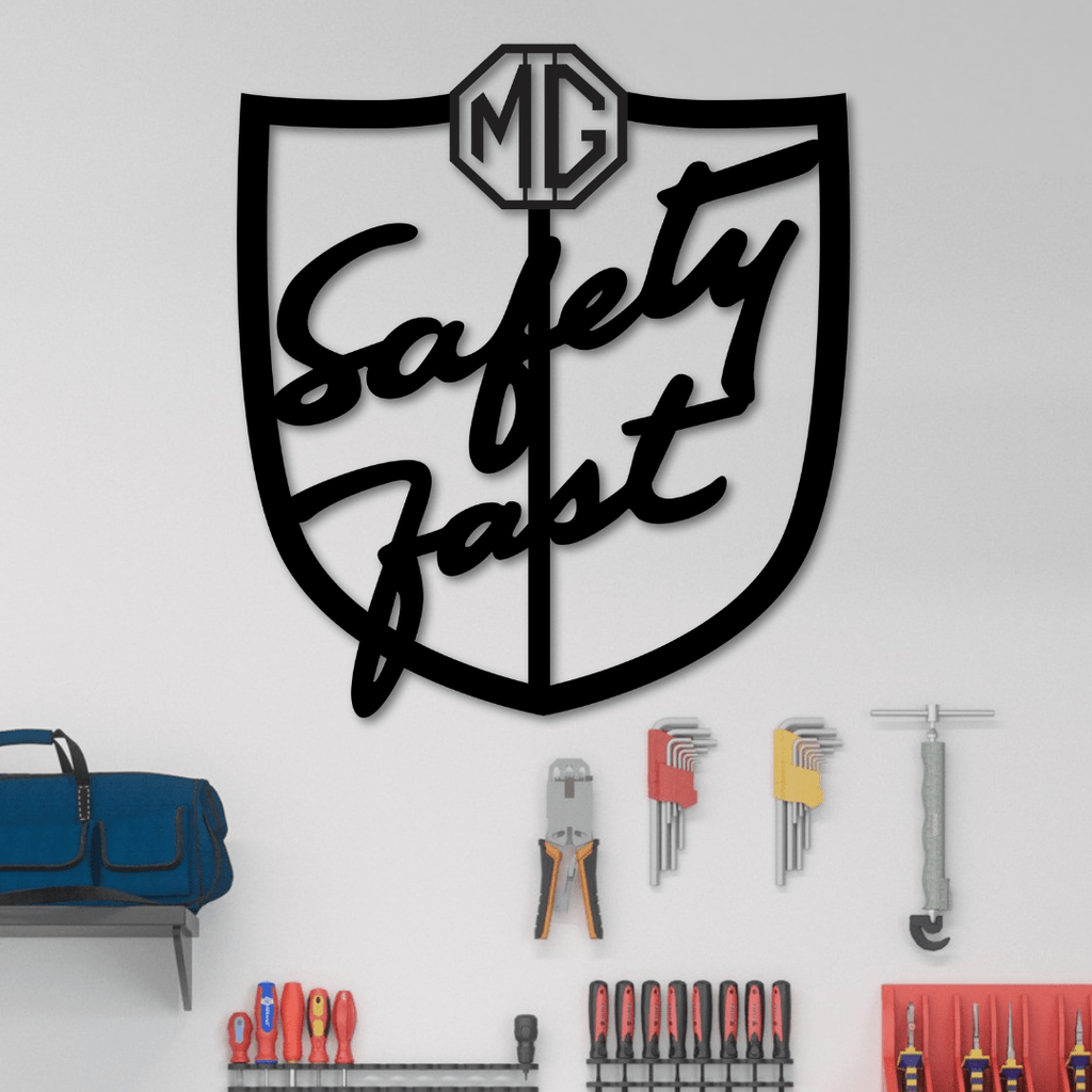 MG Safety Fast Metal Wall Art - Country Proud USA