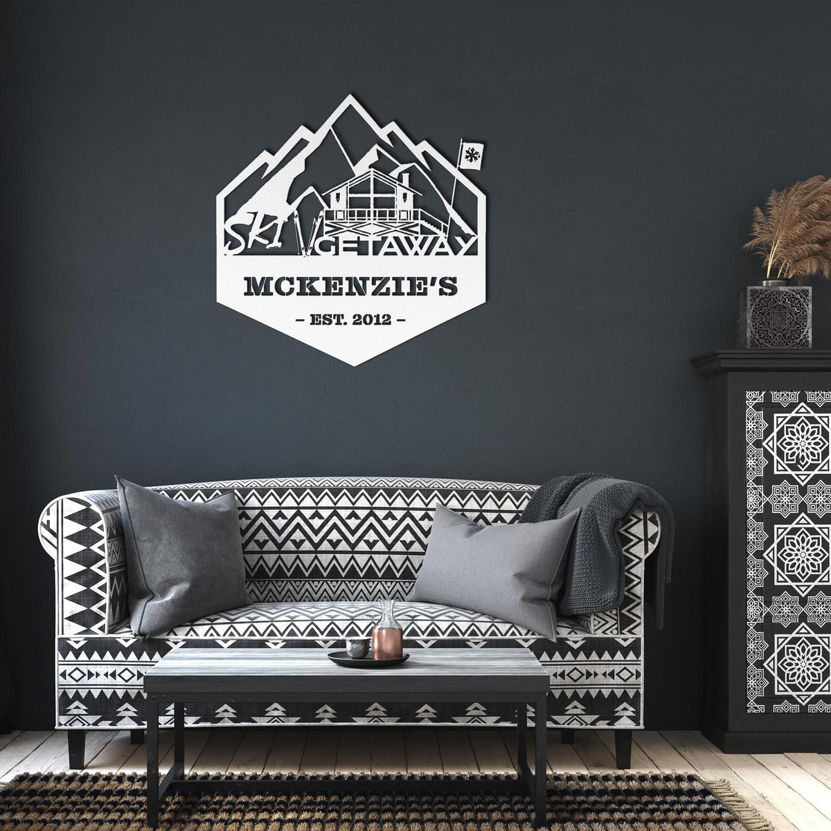 Personalized_Mountain_Cabin_Metal_Wall_A_White_Dark_Living_Room_Mockup.png