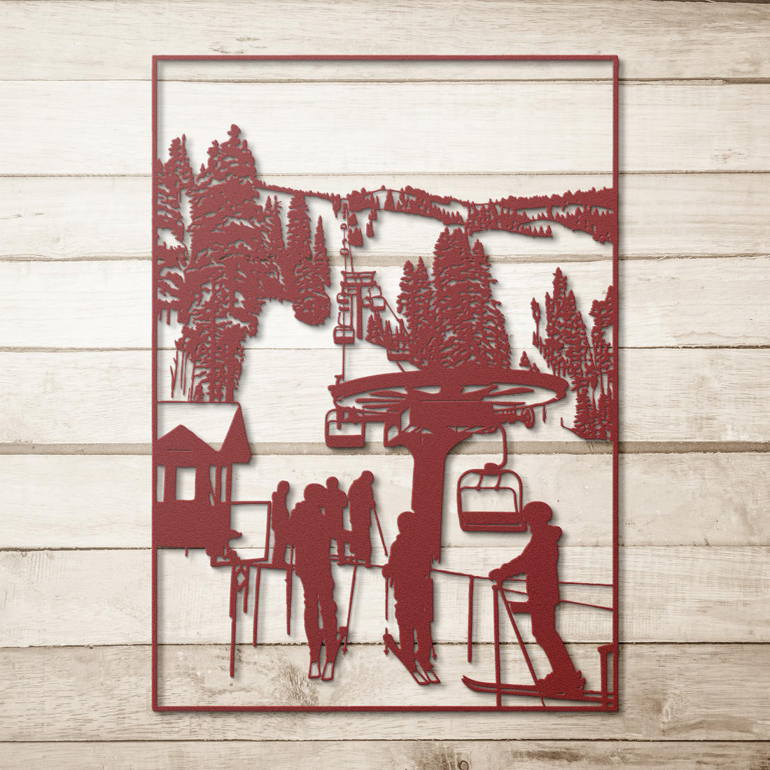 Ski_Lift_Line_Mountain_Scene_Metal_Wall__Red_Simple_Wood_BKGD_Mockup.png