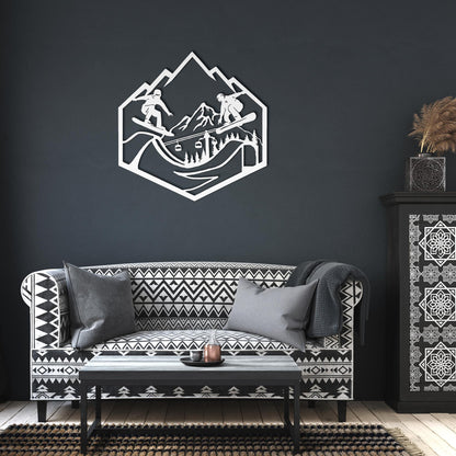 Snowboard_Jumpers_Metal_Wall_Art_White_Dark_Living_Room_Mockup.png