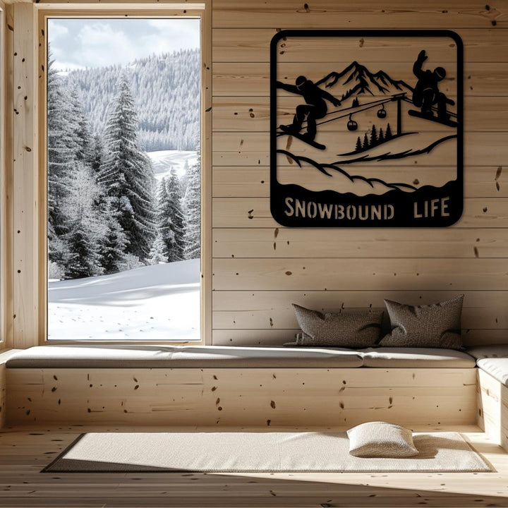 Snowbound Life Metal Wall Art - Country Proud USA