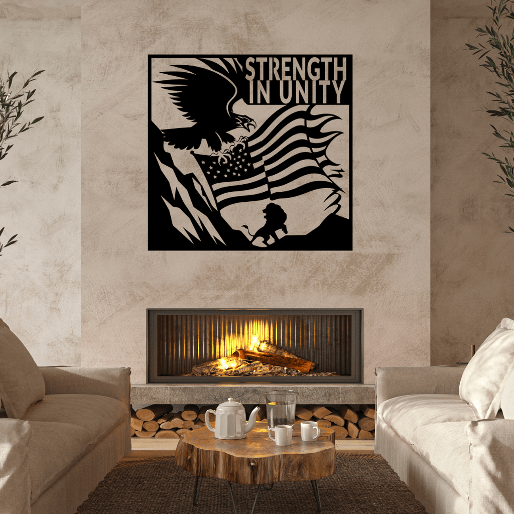Strength in Unity Metal Wall Art Home Decor