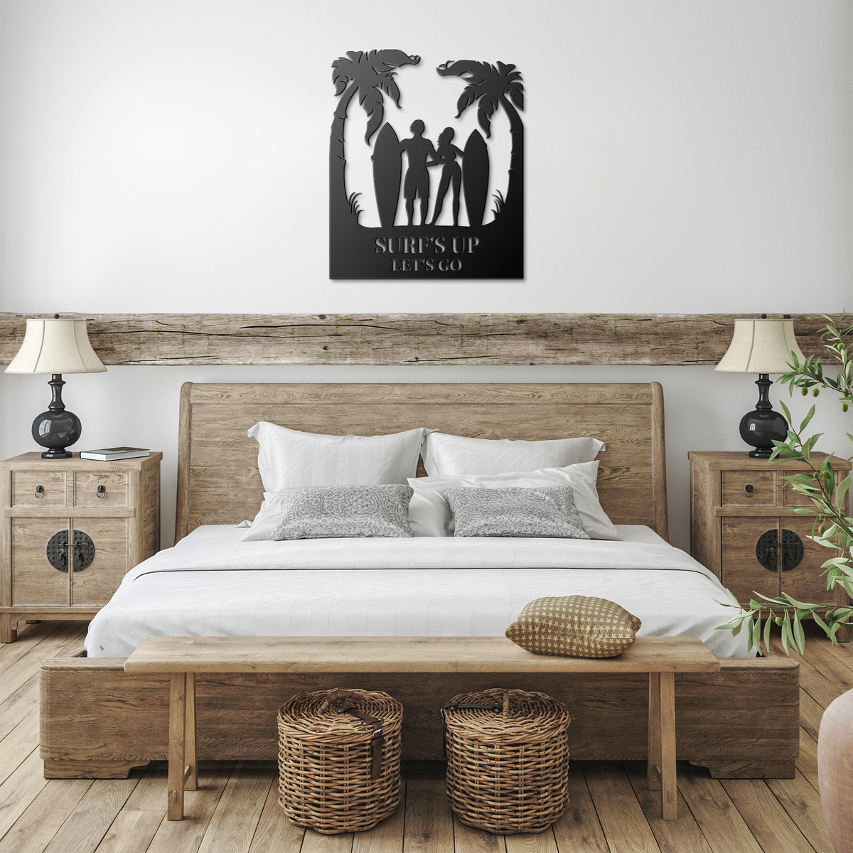 Surfs_Up_Lets_Go_Metal_Wall_Art_Black_Farmhouse_Bedroom_Mockup.png