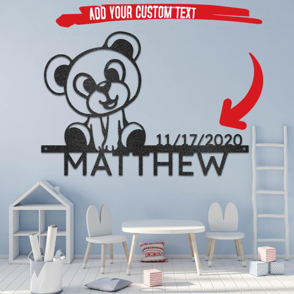 Teddy Monogram  Baby Monogram - Country Proud USA