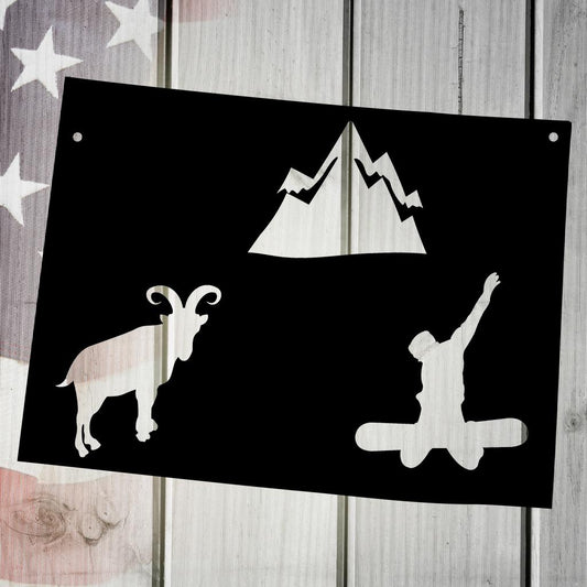 The Centennial State Colorado Metal Wall Art