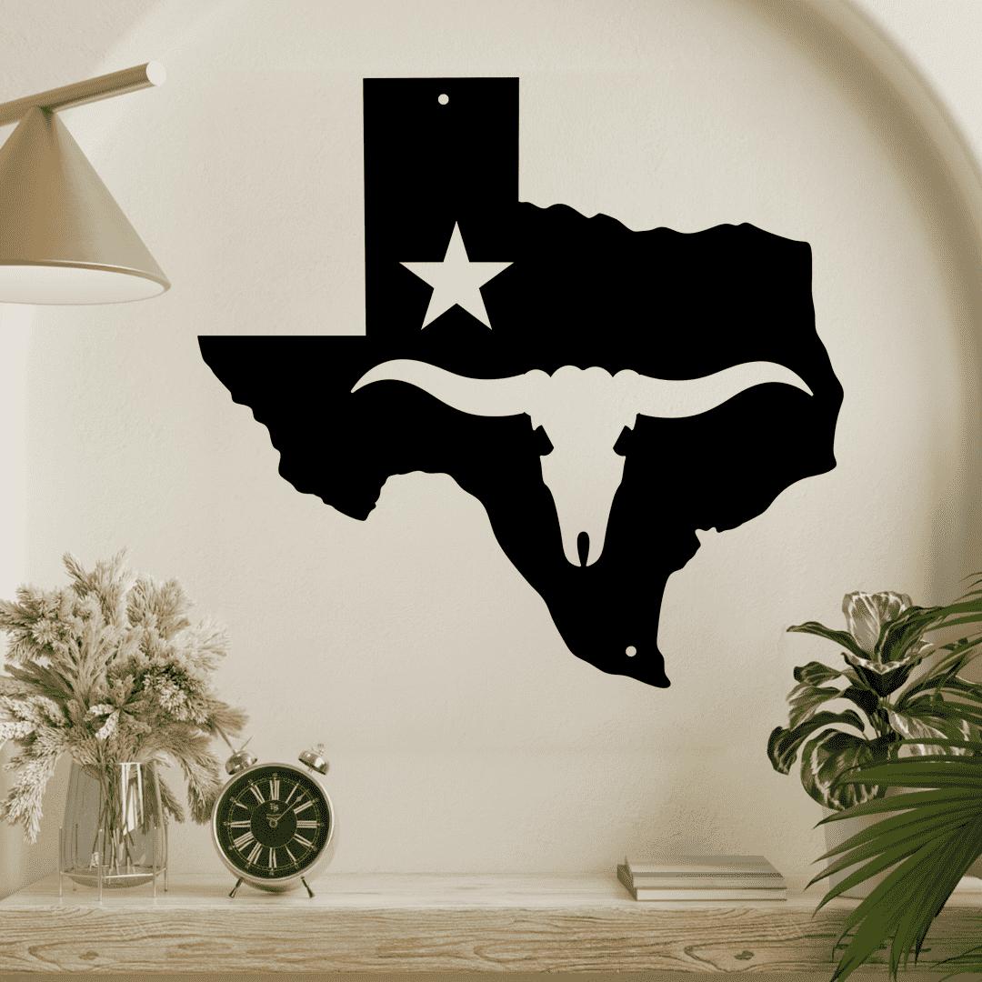 The Lone Star State Texas Metal Art | Country Proud USA