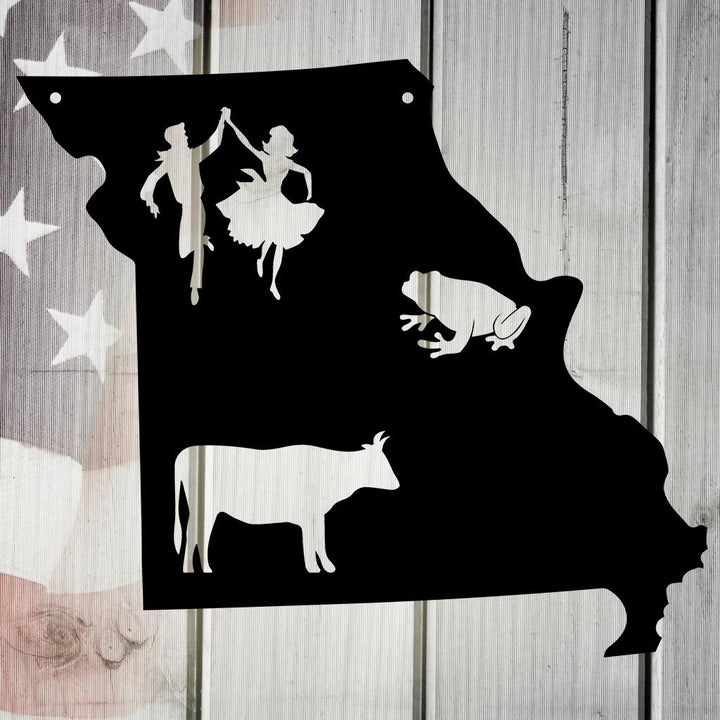 The Show Me State Missouri Metal Wall Art