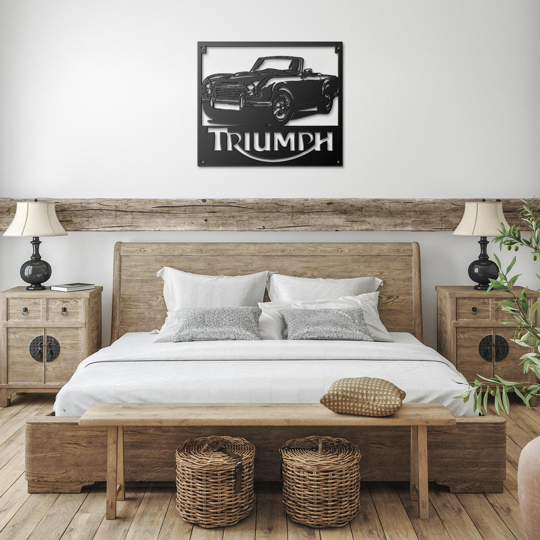 Triumph_TR4_Metal_Wall_Art_Black_Farmhouse_Bedroom_Mockup