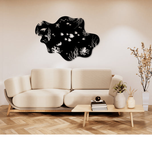 Underwater Sealife Metal Art - Country Proud USA