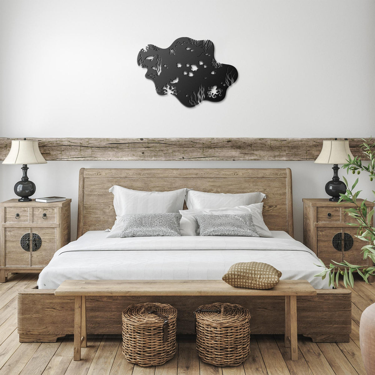 Underwater_Sealife_Metal_Wall_Art_Black_Farmhouse_Bedroom_Mockup