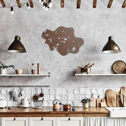 Underwater_Sealife_Metal_Wall_Art_Copper_Rustic_Kitchen_Mockup