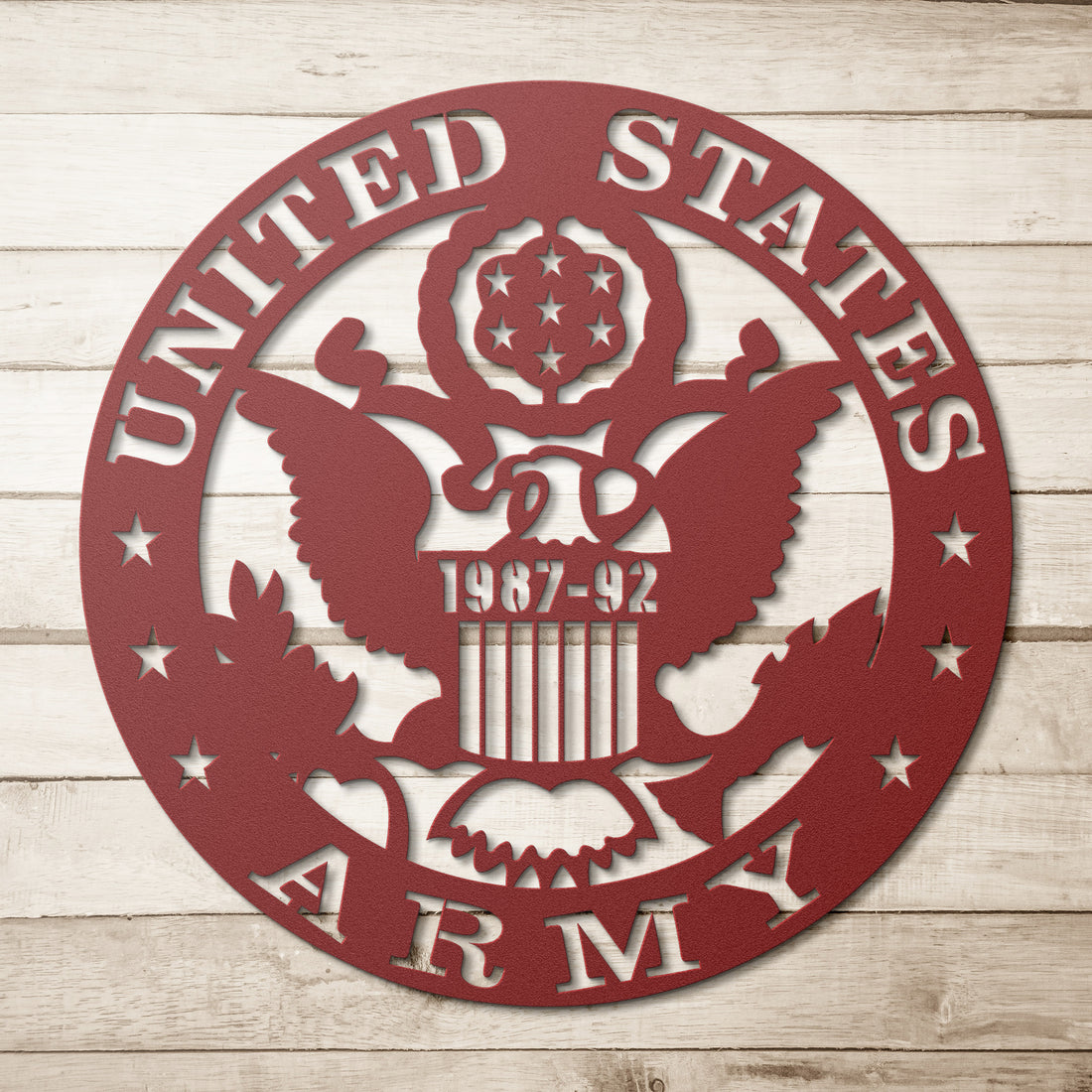 US Army Service Date Circle - Country Proud USA