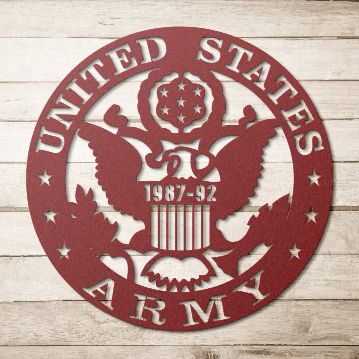 US Army Service Date Circle - Country Proud USA