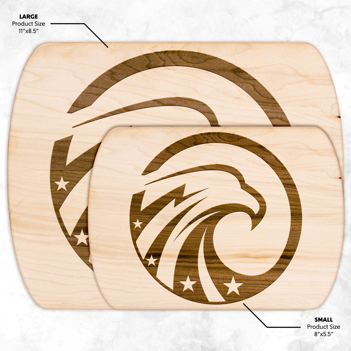 USA Eagle with Stars Cutting Board - Country Proud USA