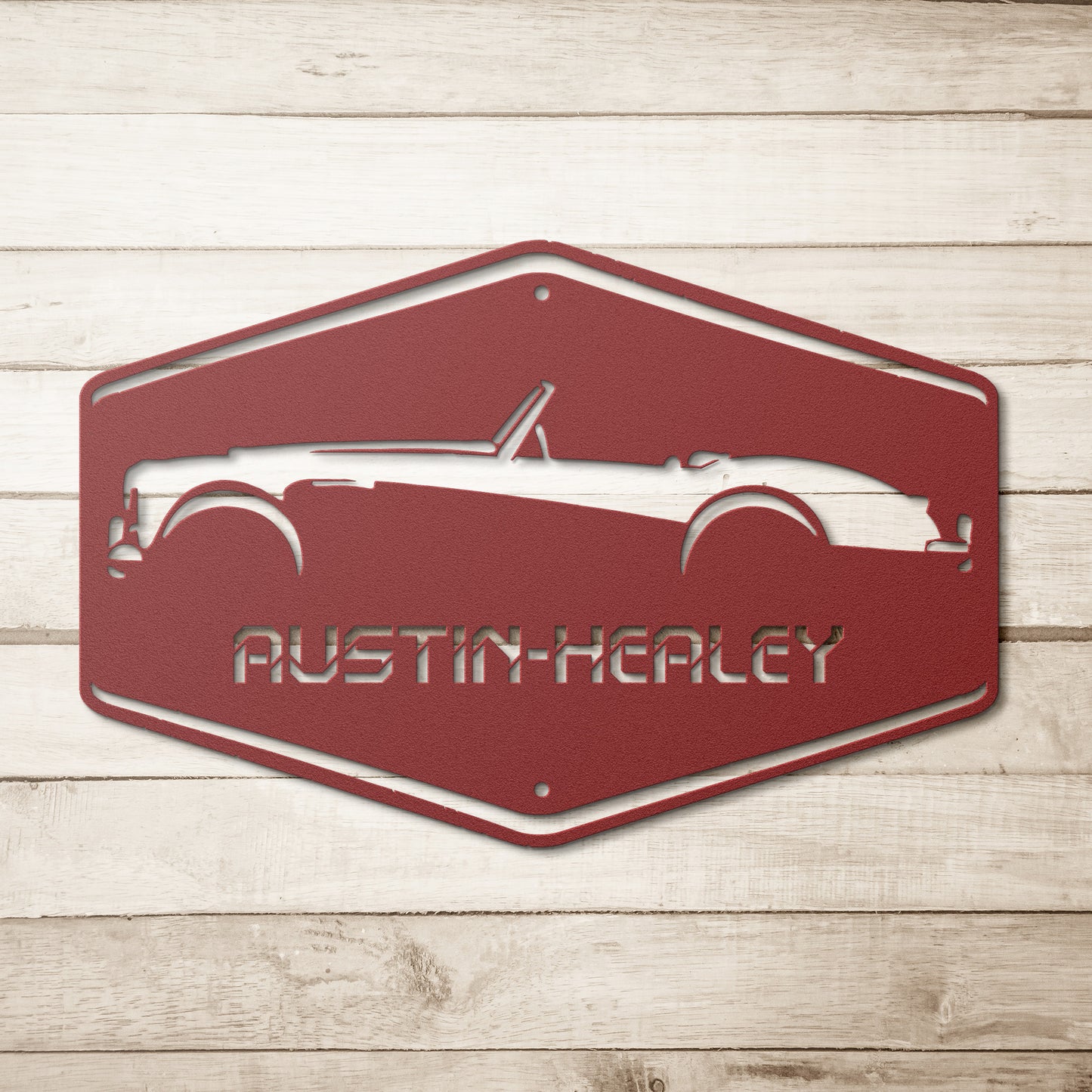 Vintage British Car Austin-Healey Metal Wall Art - Country Proud USA
