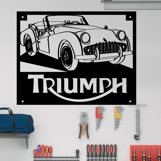Vintage British Car Triumph TR3 - Country Proud USA