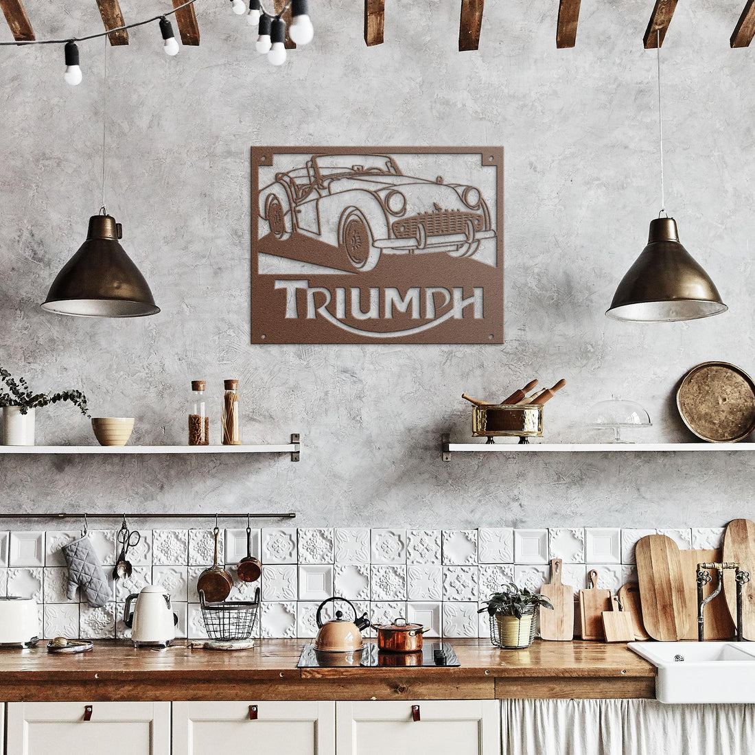 Vintage_British_Car_Triumph_TR3_Metal_Wa_Copper_Rustic_Kitchen_Mockup.png
