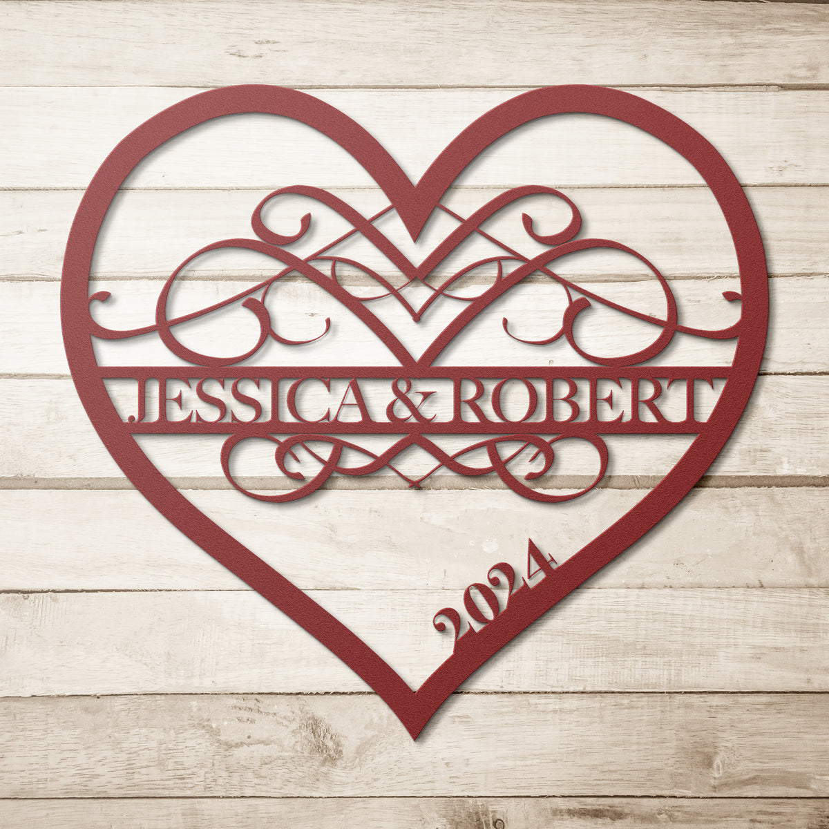 Wedding, Anniversary Love Metal Wall Art