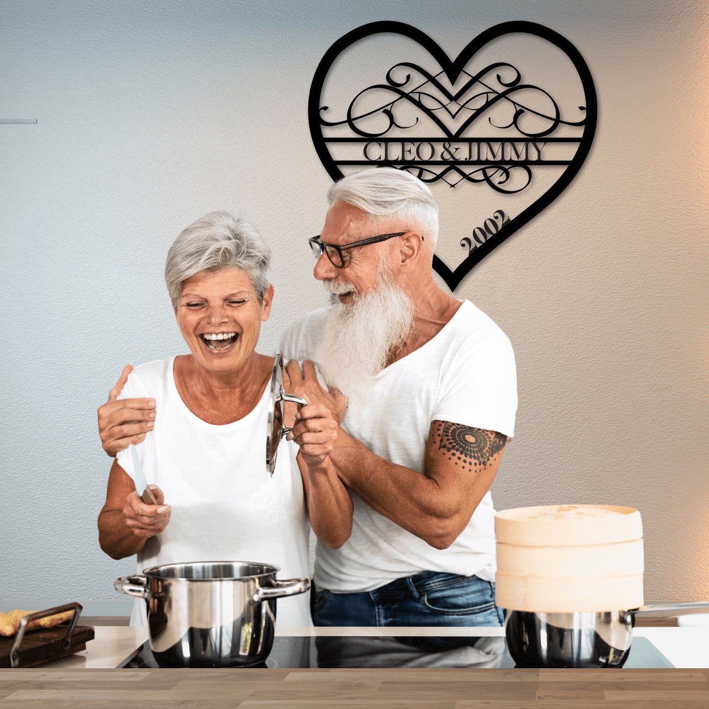 Wedding, Anniversary Love Metal Wall Art