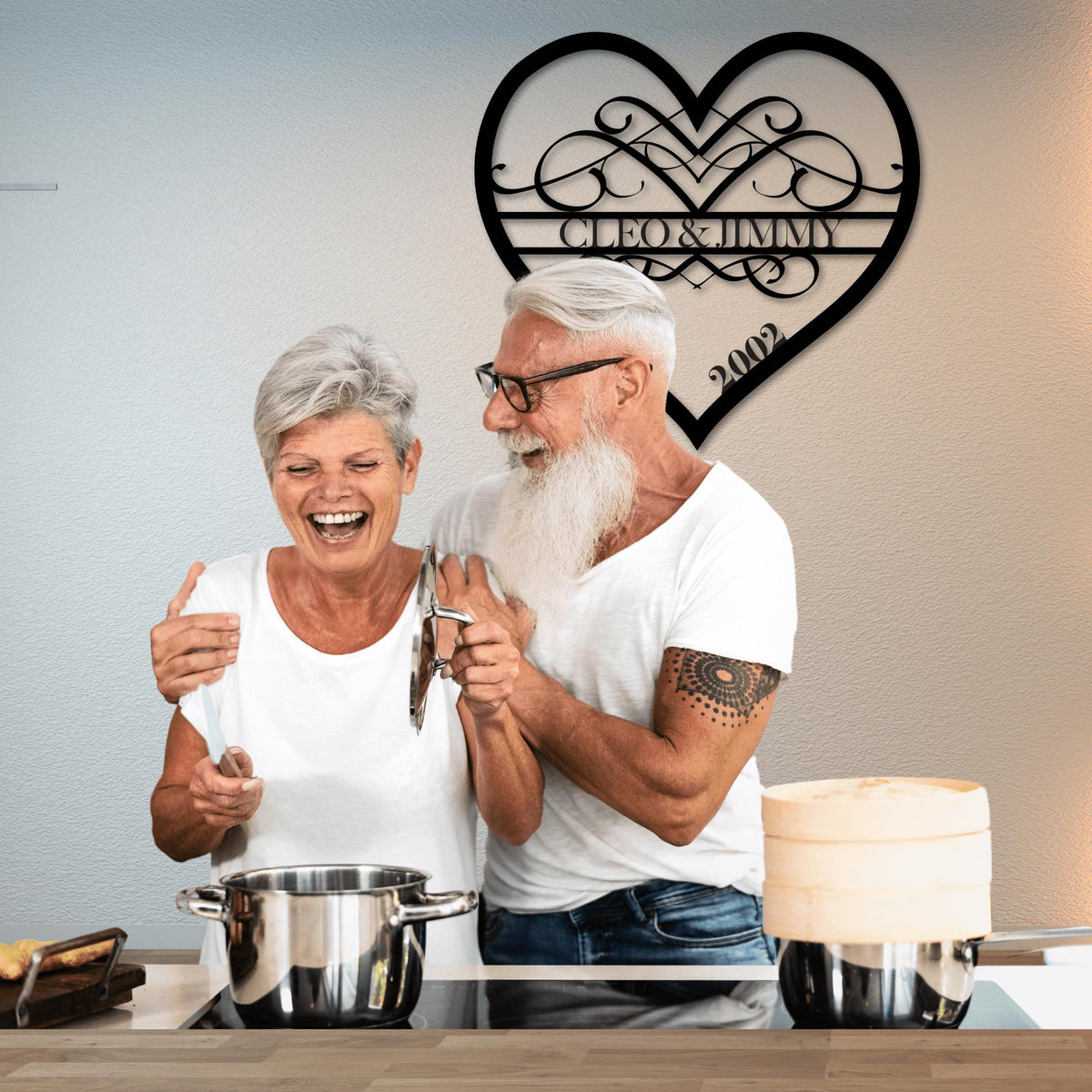 Wedding, Anniversary Love Metal Wall Art