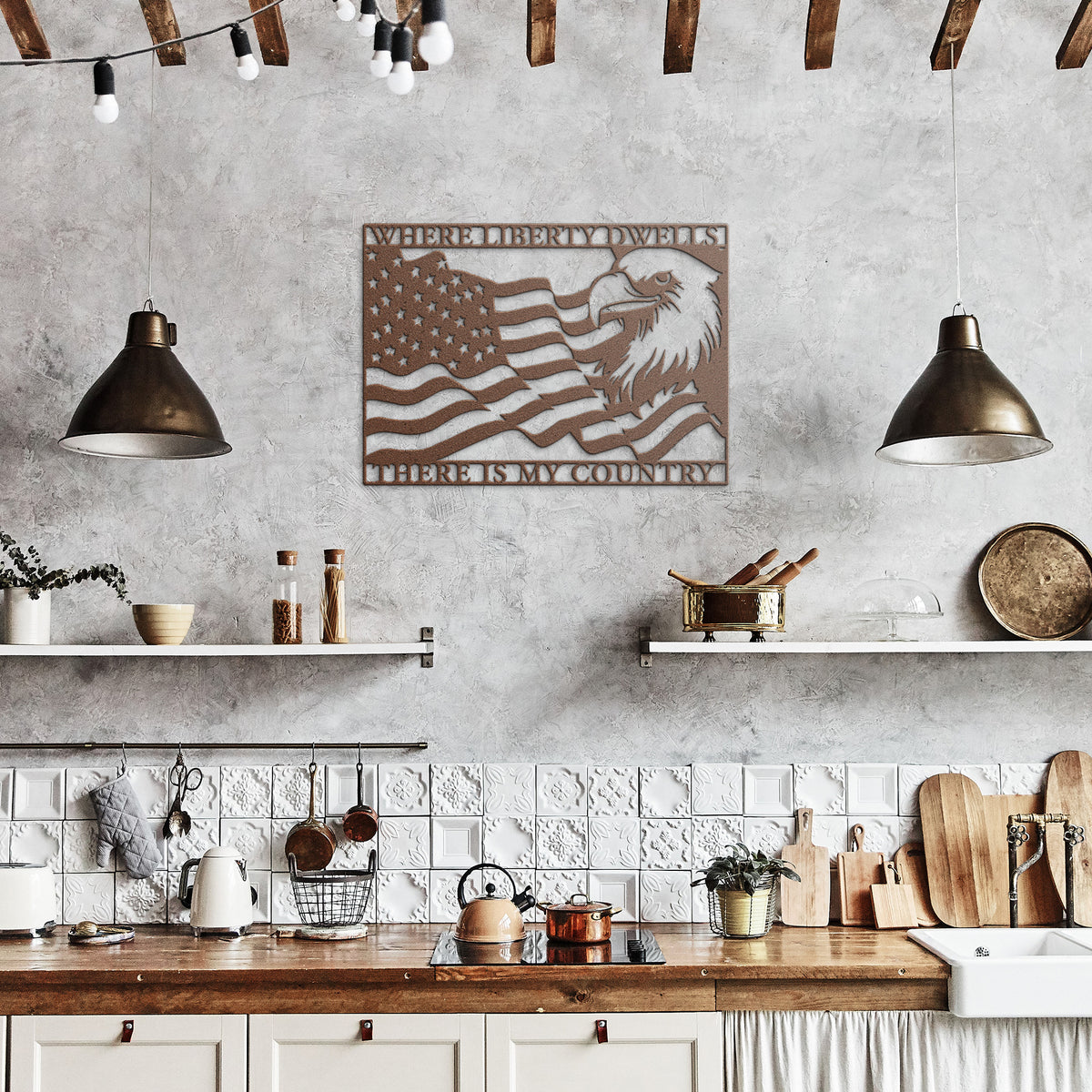 Where Liberty Dwells, There is My Country - Country Proud USA