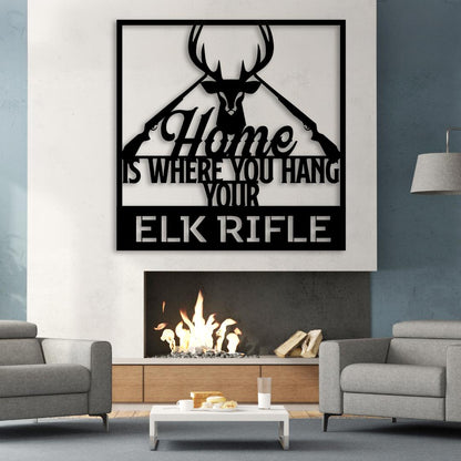 Halloween Zombies Family Name Metal Wall Art