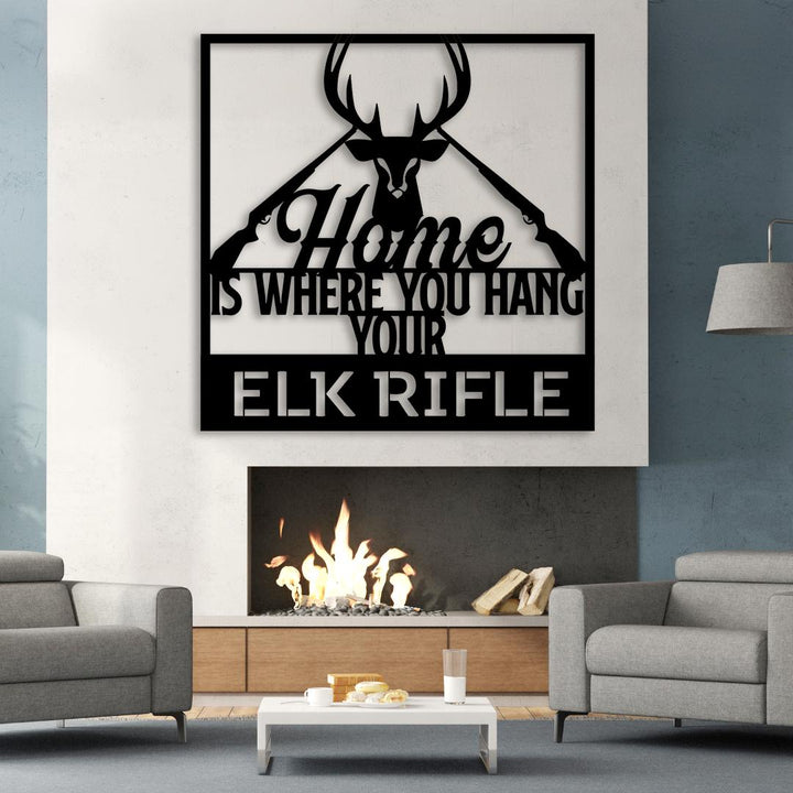 Halloween Zombies Family Name Metal Wall Art