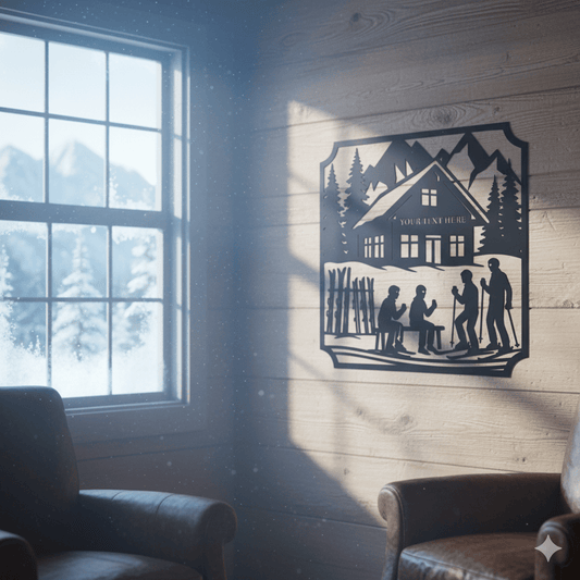 Après Ski Custom Mountain Scene - Country Proud USA