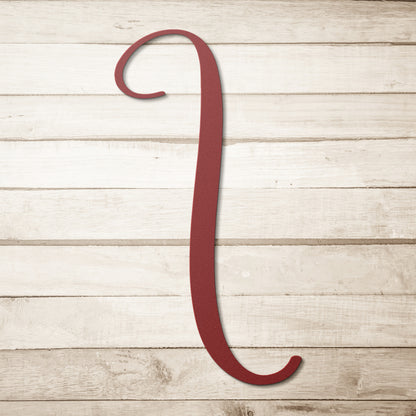 Letter I, Your Initial, Script Letters, Monogram Wall Decor