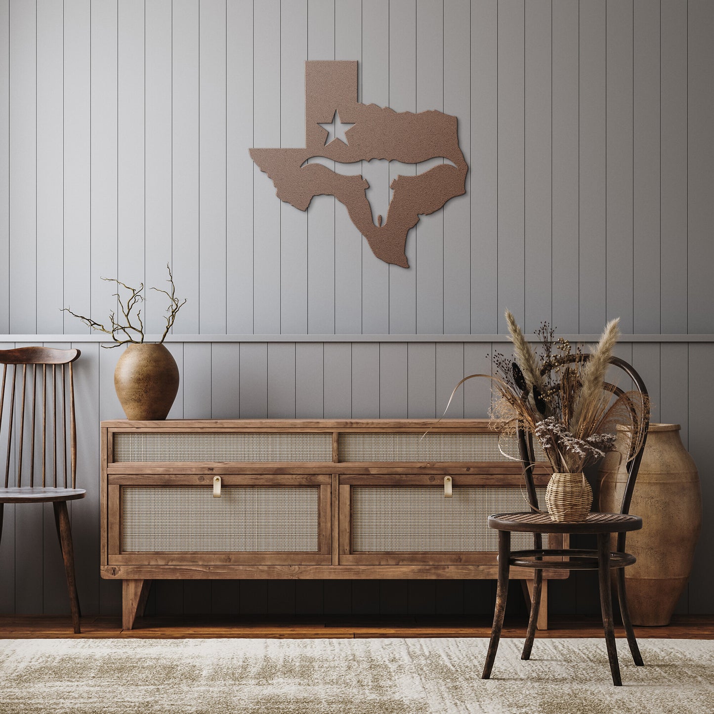 The Lone Star State Texas Metal Art
