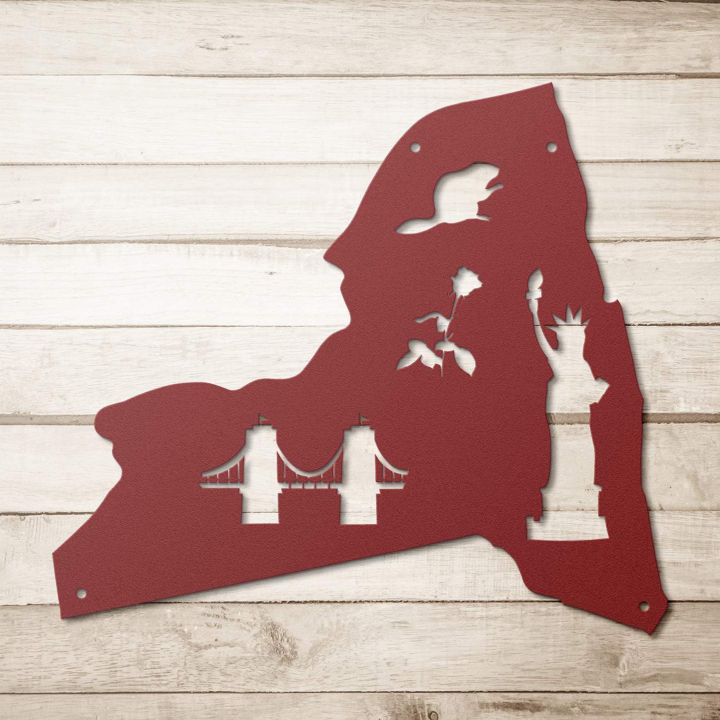 The Empire State New York Metal Art