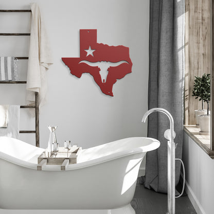 The Lone Star State Texas Metal Art