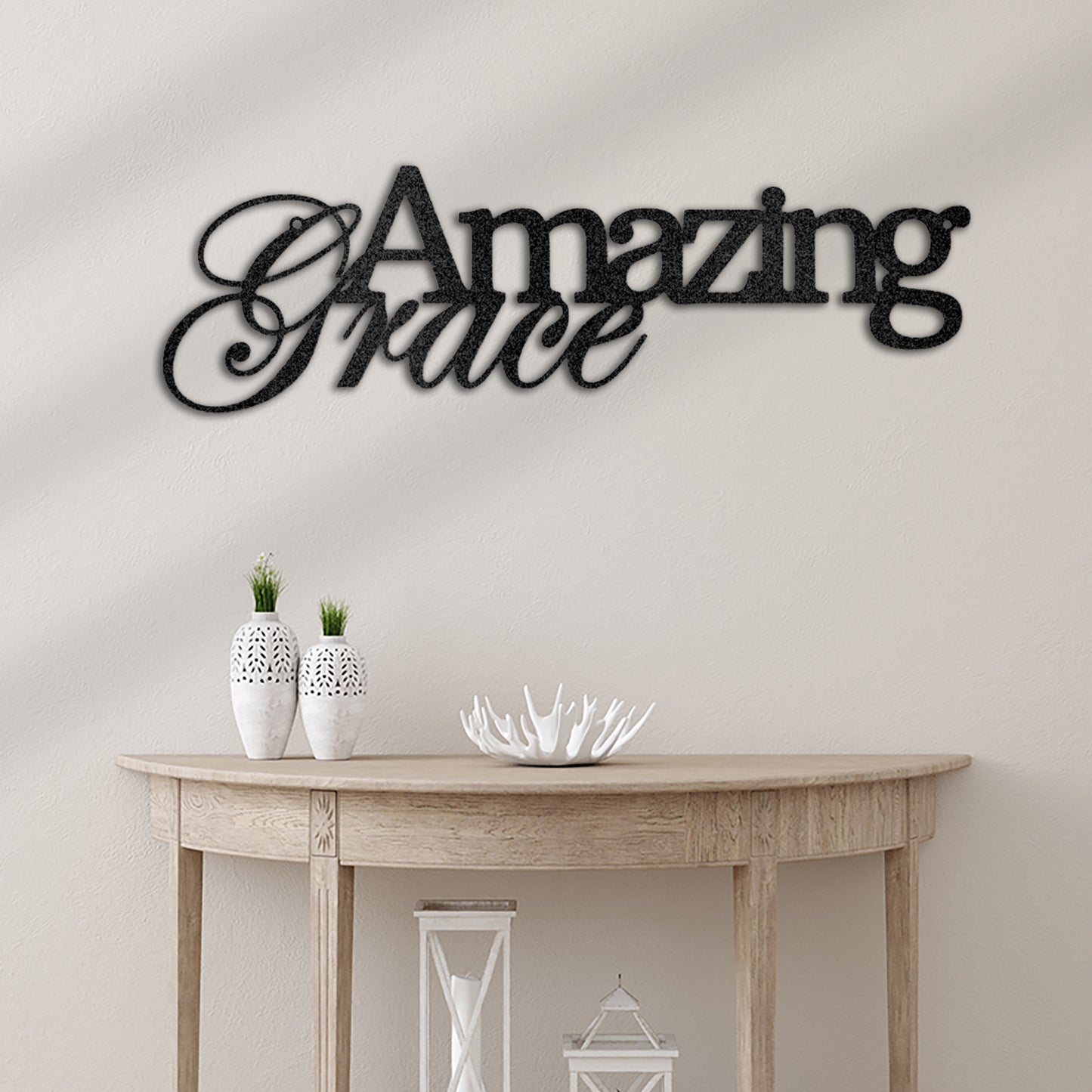Amazing Grace Metal Wall Art Custom Home Decor