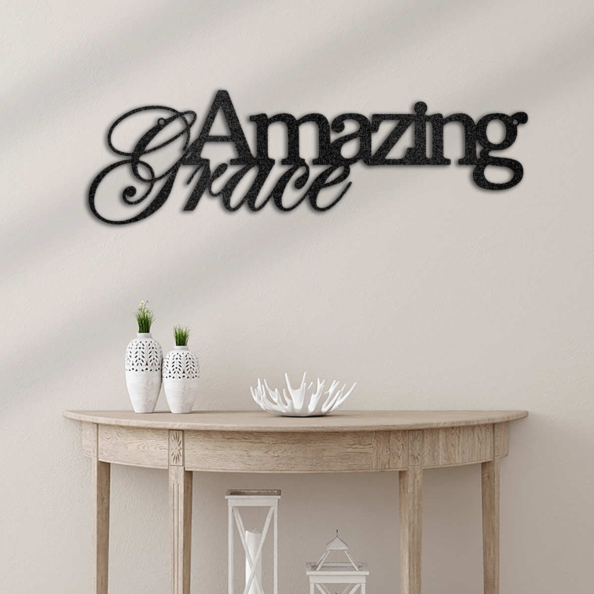 Amazing Grace Metal Wall Art Custom Home Decor