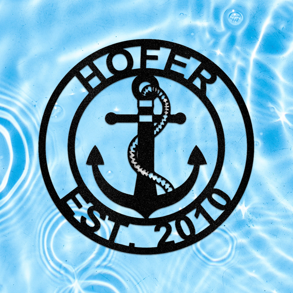 Custom Steel Anchor Art