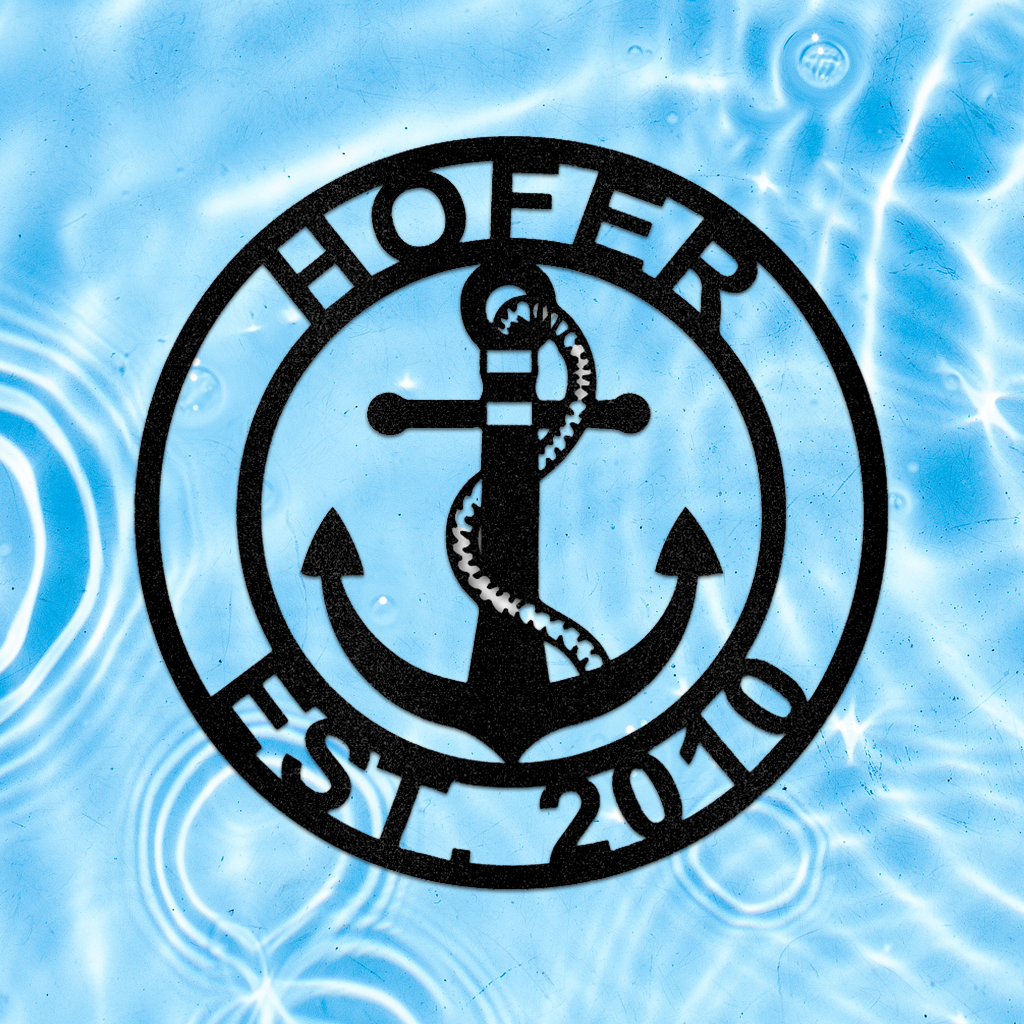 Custom Steel Anchor Art