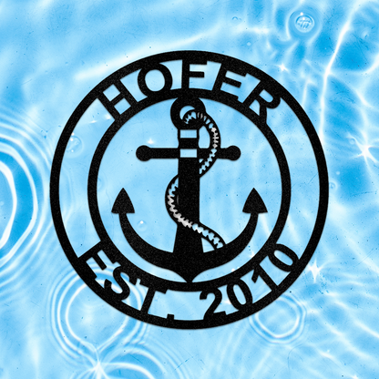Custom Steel Anchor Art