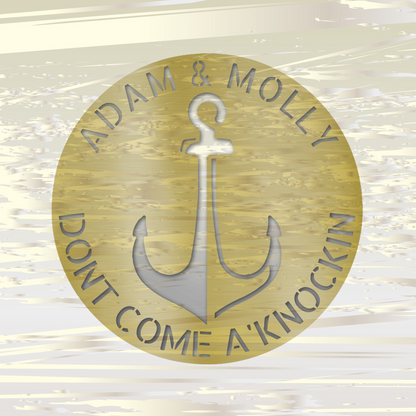 Anchor Plaque Sign
