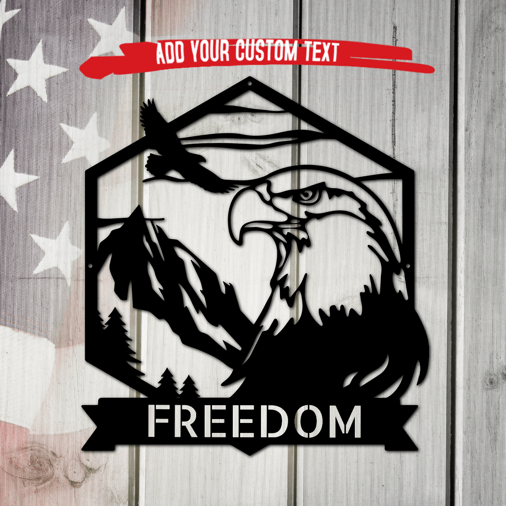 Custom Eagle Steel Art
