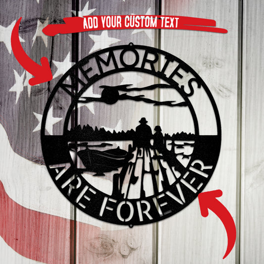 Bonding Family Monogram Custom Metal Wall Decor