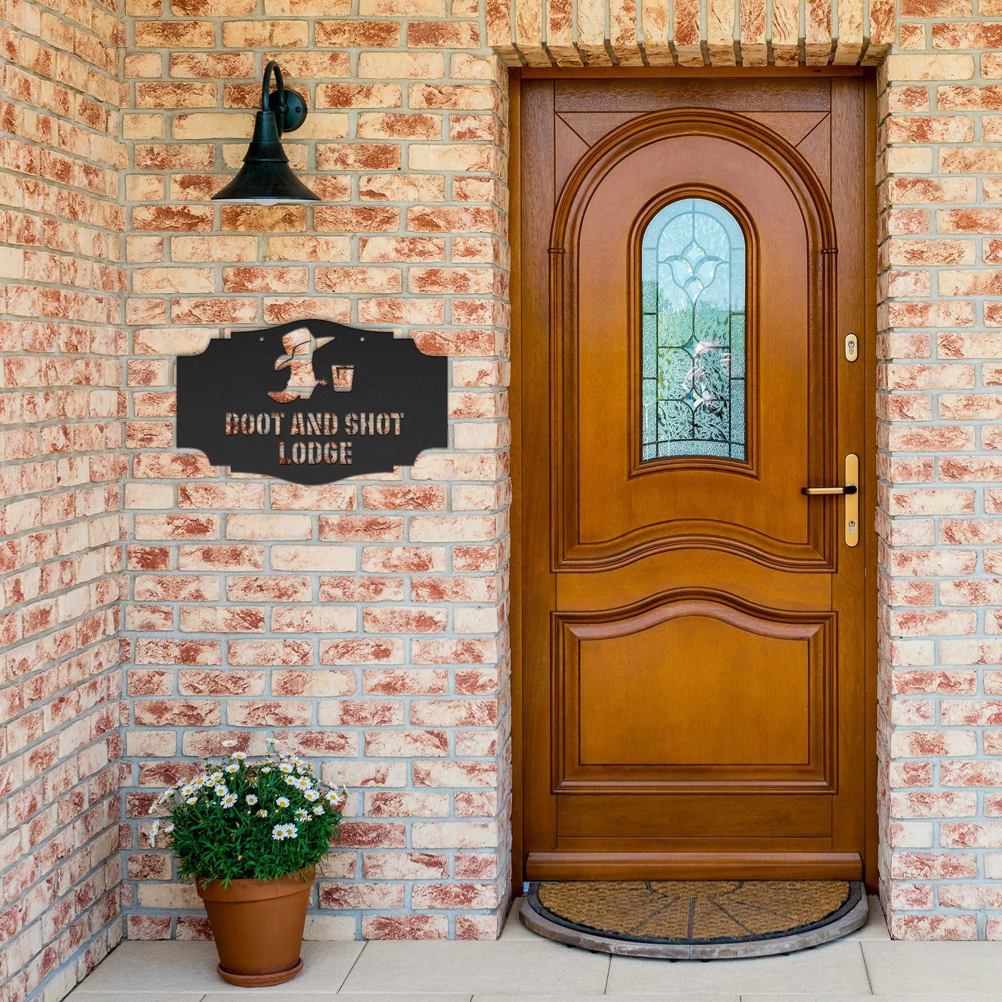 Boot & Shot Lodge Custom Metal Wall Decor