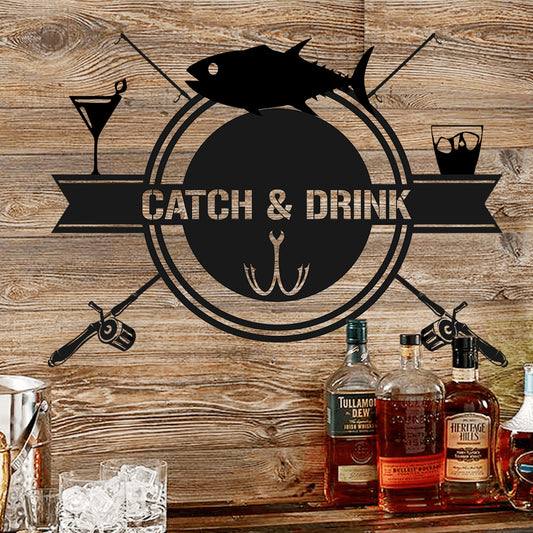 Campfire Monogram Custom Metal Wall Artwork